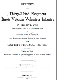 History of the Thirty-Third Regiment Illinois Veteran Volunteer Infantry in the Civil War 10117445